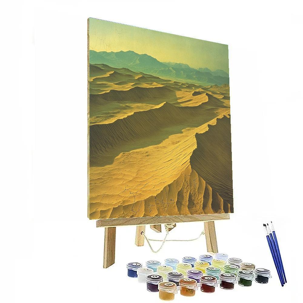 Max Ernst Inspired Desert Of Unspoken Thoughts Paint by numbers art