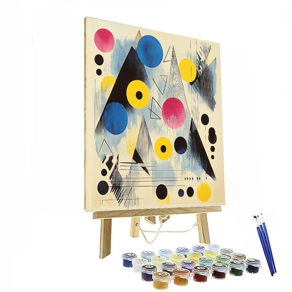 Kandinsky Inspired Symphonic Weather Map Painting by numbers kit
