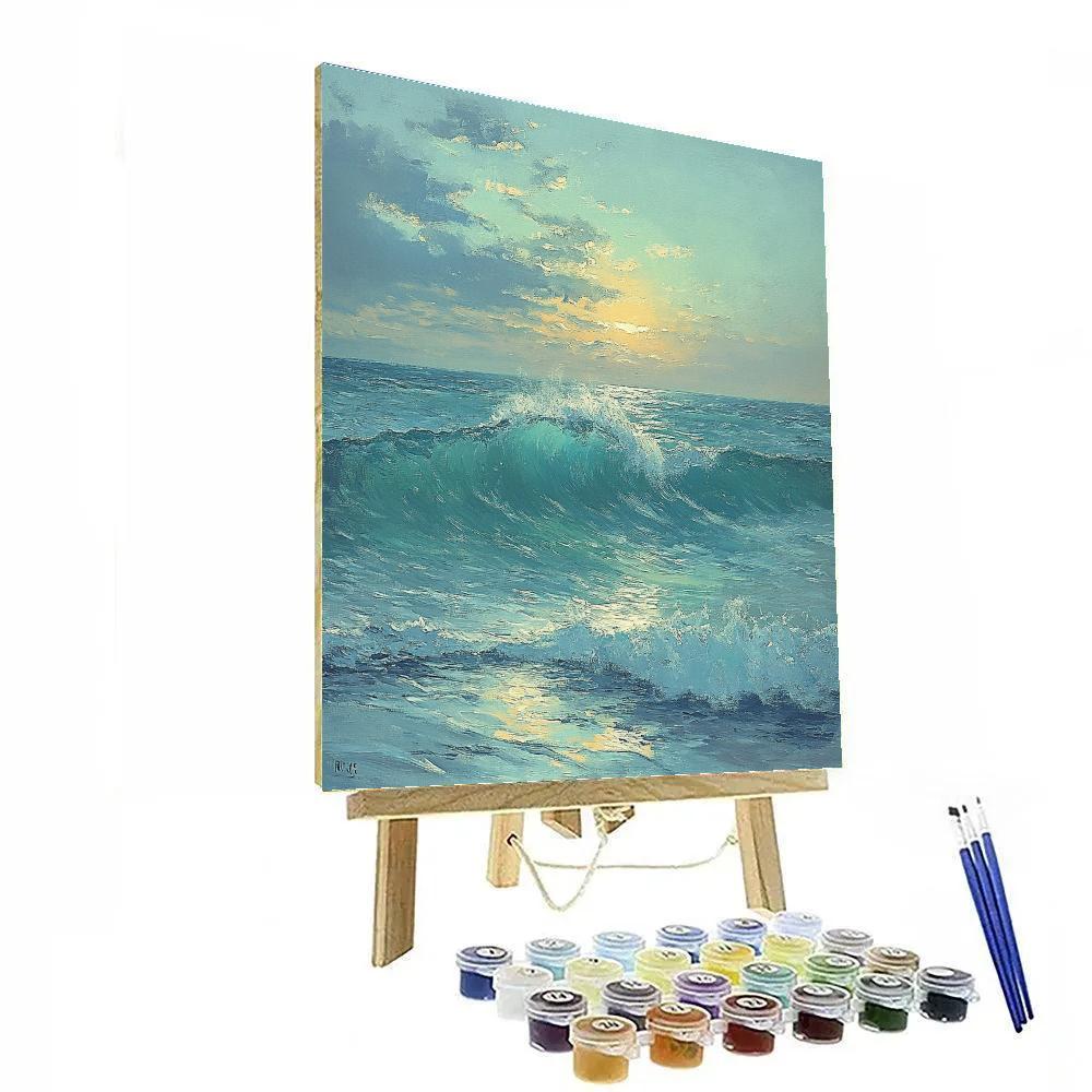 Edgar Degas Inspired Ocean Mist Horizons paint by number