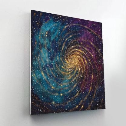 Georges Seurat Inspired Quantum Nebula Lattice Paint by numbers kits