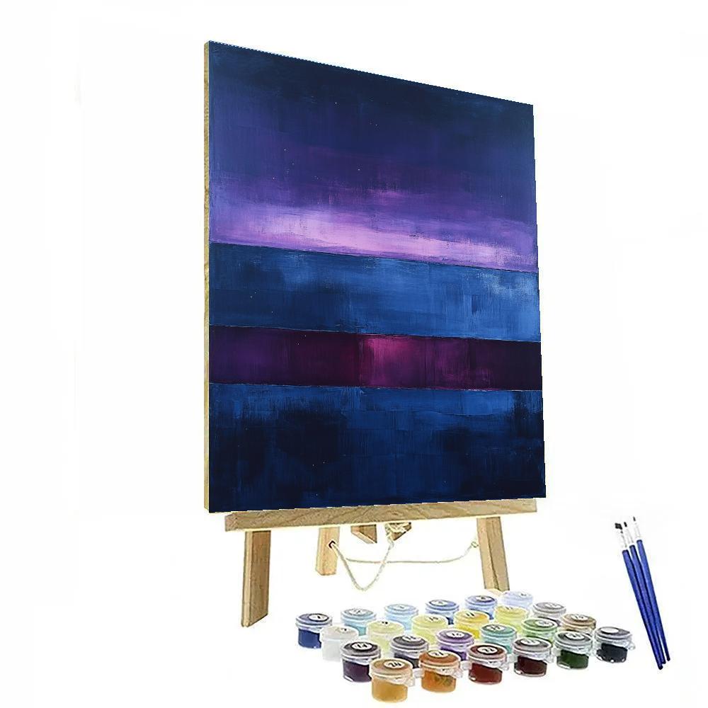 Mark Rothko Inspired Celestial Horizon Veil paint by numbers