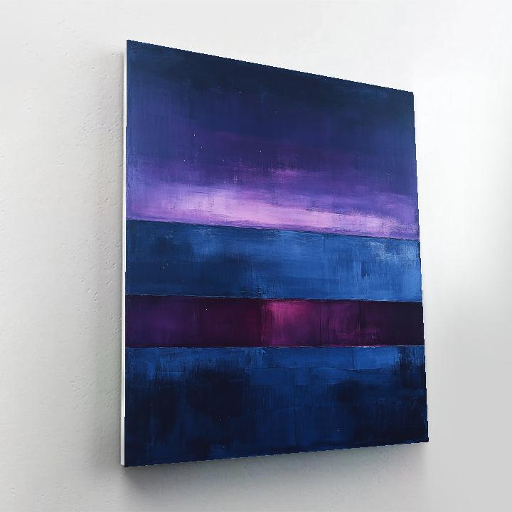 Mark Rothko Inspired Celestial Horizon Veil paint by numbers