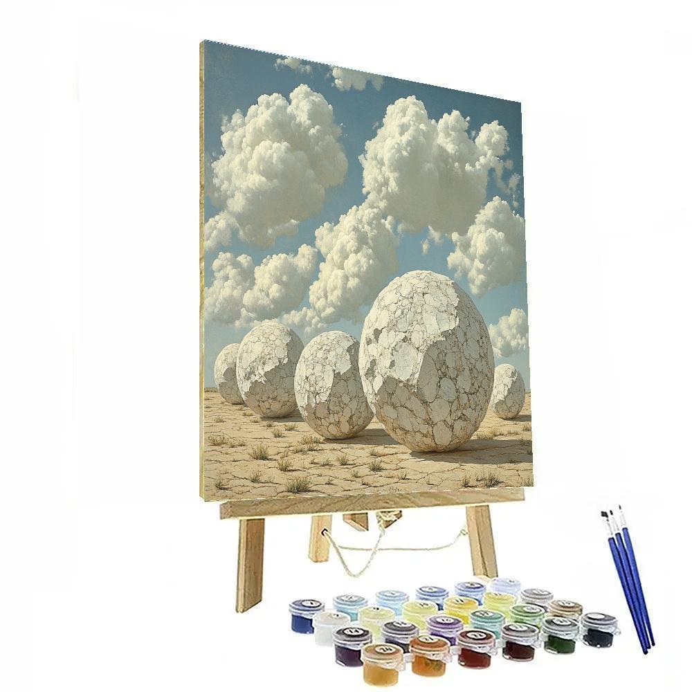 Michelangelo Inspired Nebular Stone Orchard Number painting