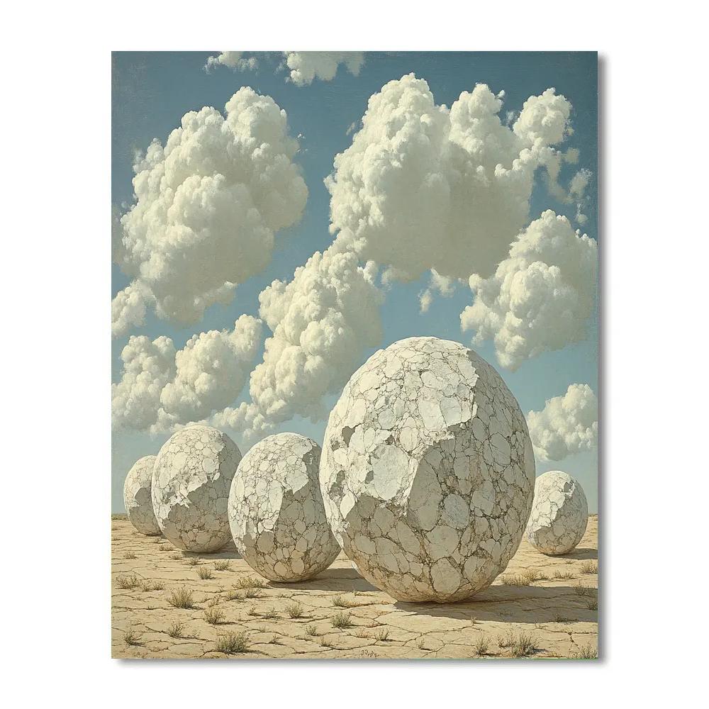 Michelangelo Inspired Nebular Stone Orchard Number painting
