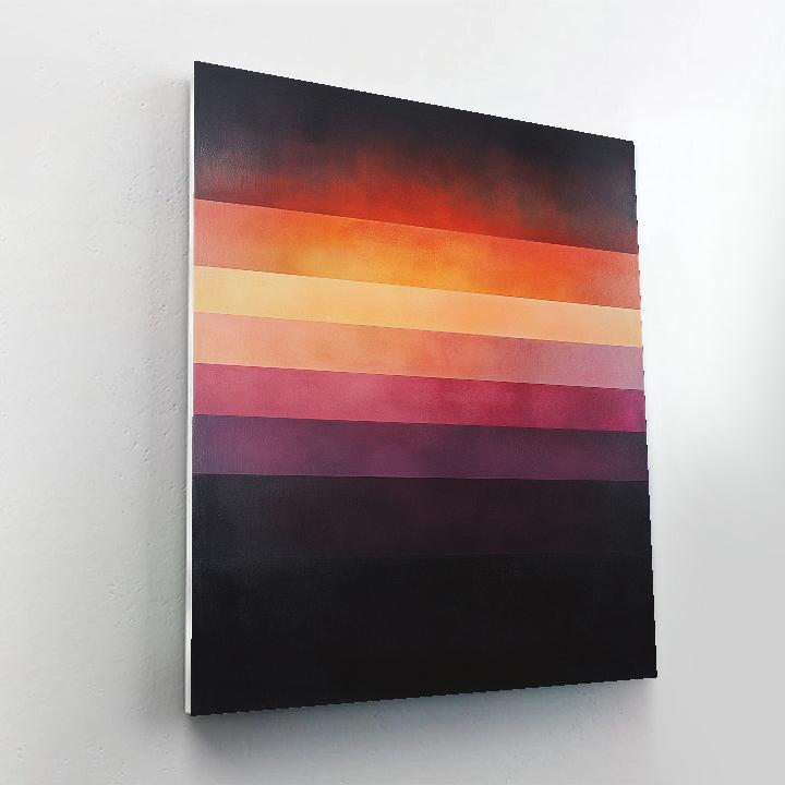 Mark Rothko Inspired Nebula Of Forgotten Time paint by color