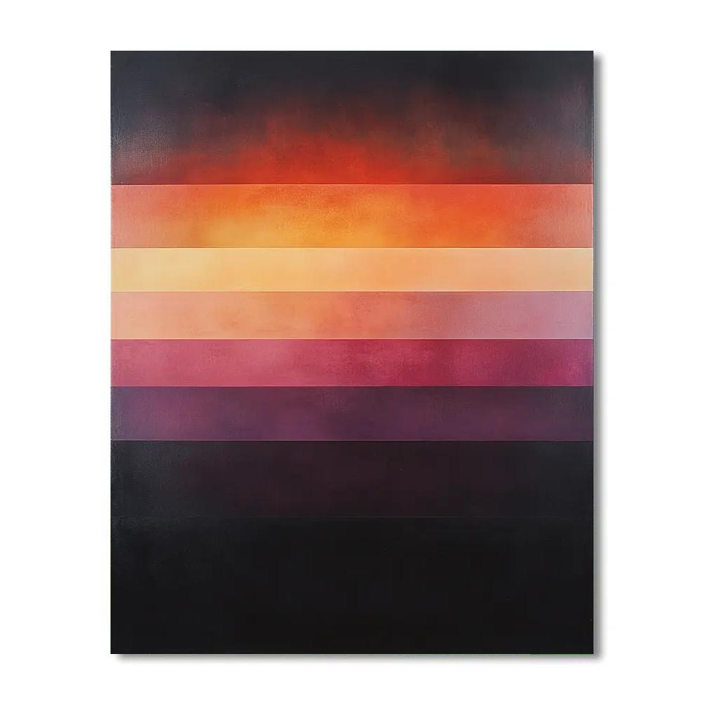 Mark Rothko Inspired Nebula Of Forgotten Time paint by color