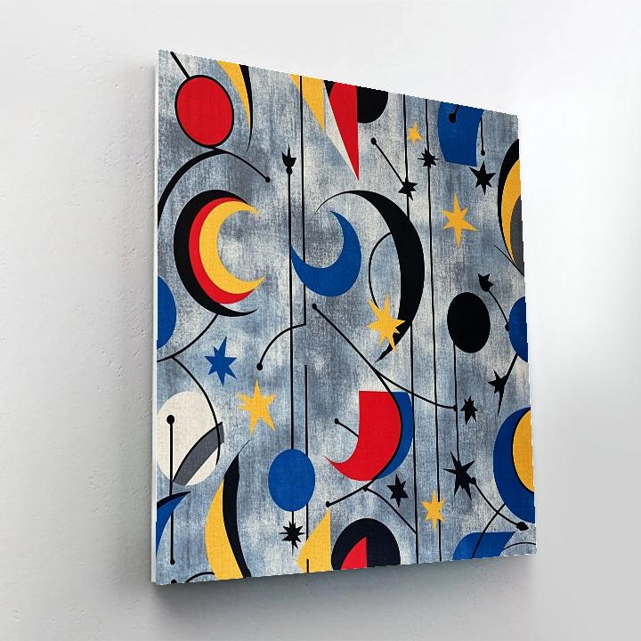 Joan Miró Inspired Dream Of Floating Time Paint by numbers kits