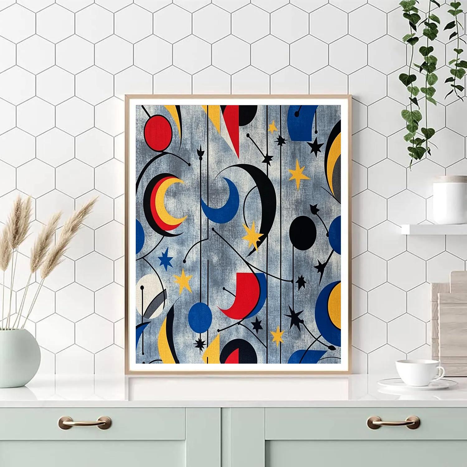 Joan Miró Inspired Dream Of Floating Time Paint by numbers kits