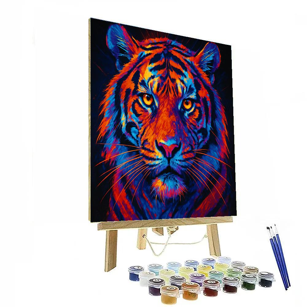 Solar Prism Tiger Gaze Paint by numbers kits