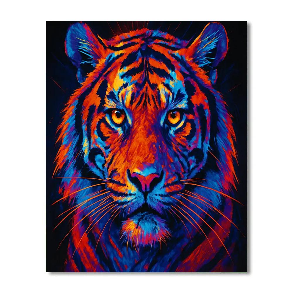 Solar Prism Tiger Gaze Paint by numbers kits