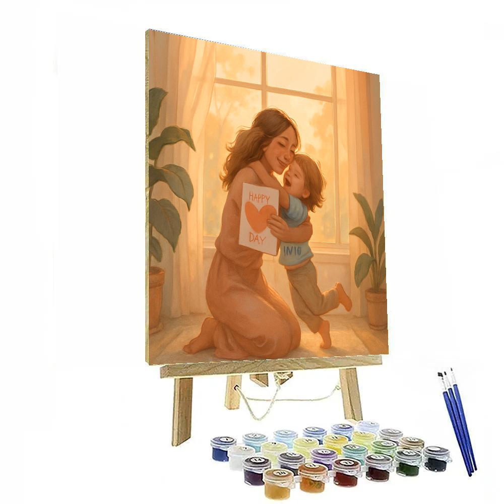 Mothers Day Morning Window Light Paint by numbers kits