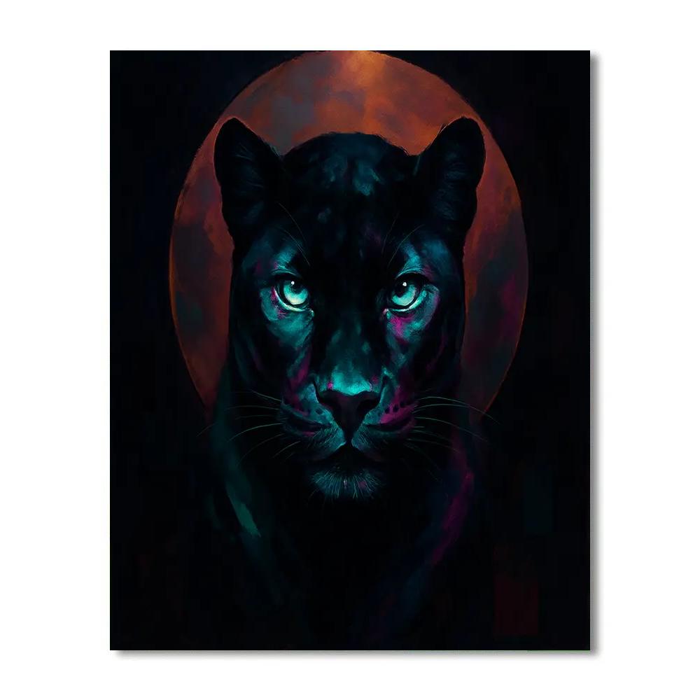 Chromatic Panther Eclipse Numbered painting kits