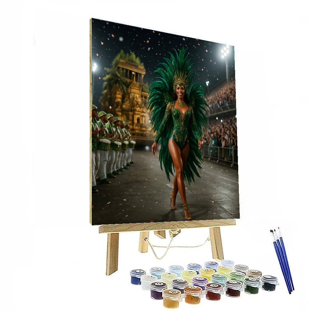 Rio Carnival Samba Parade Avenue Paint by numbers kits