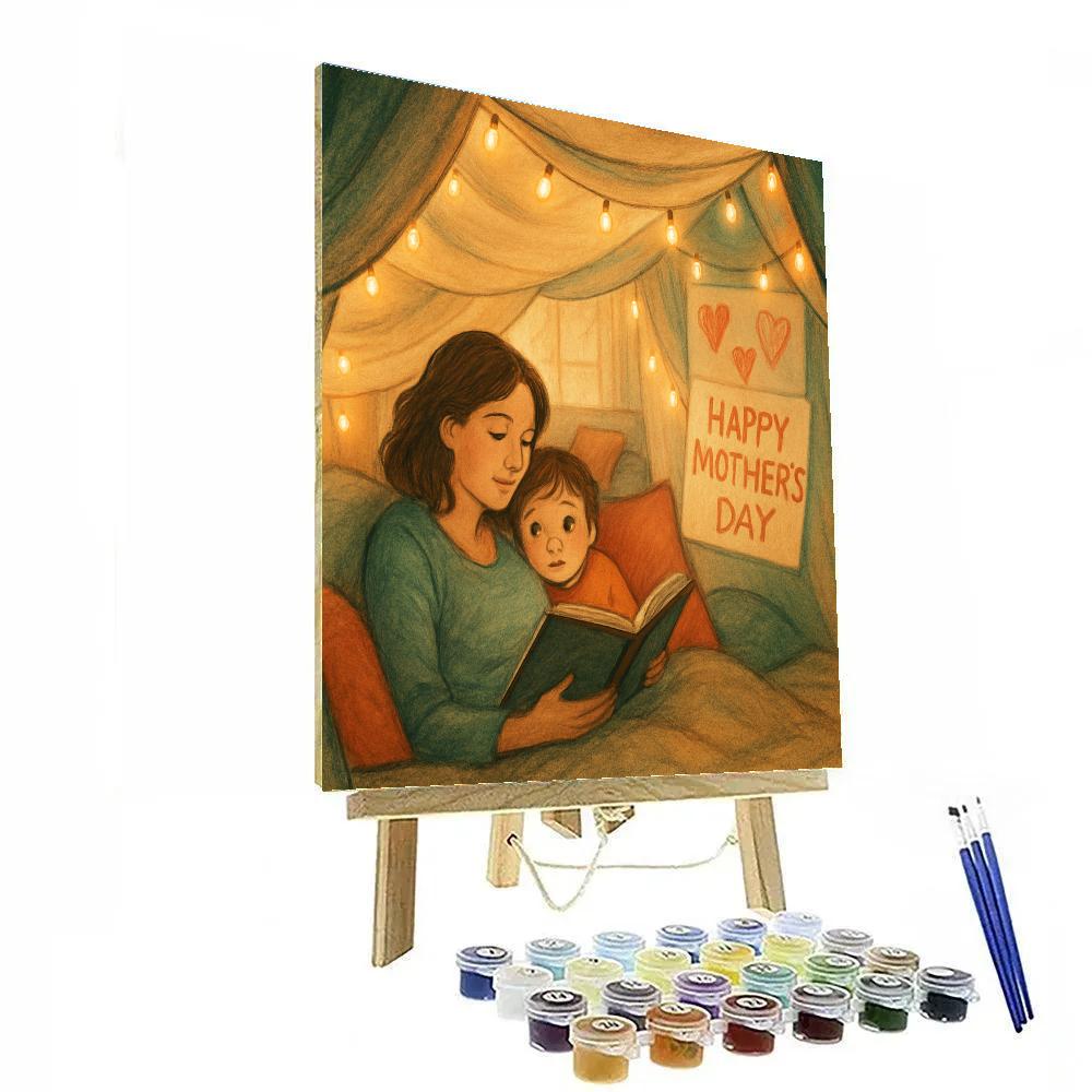 Storytime Fort For Mom paint by color
