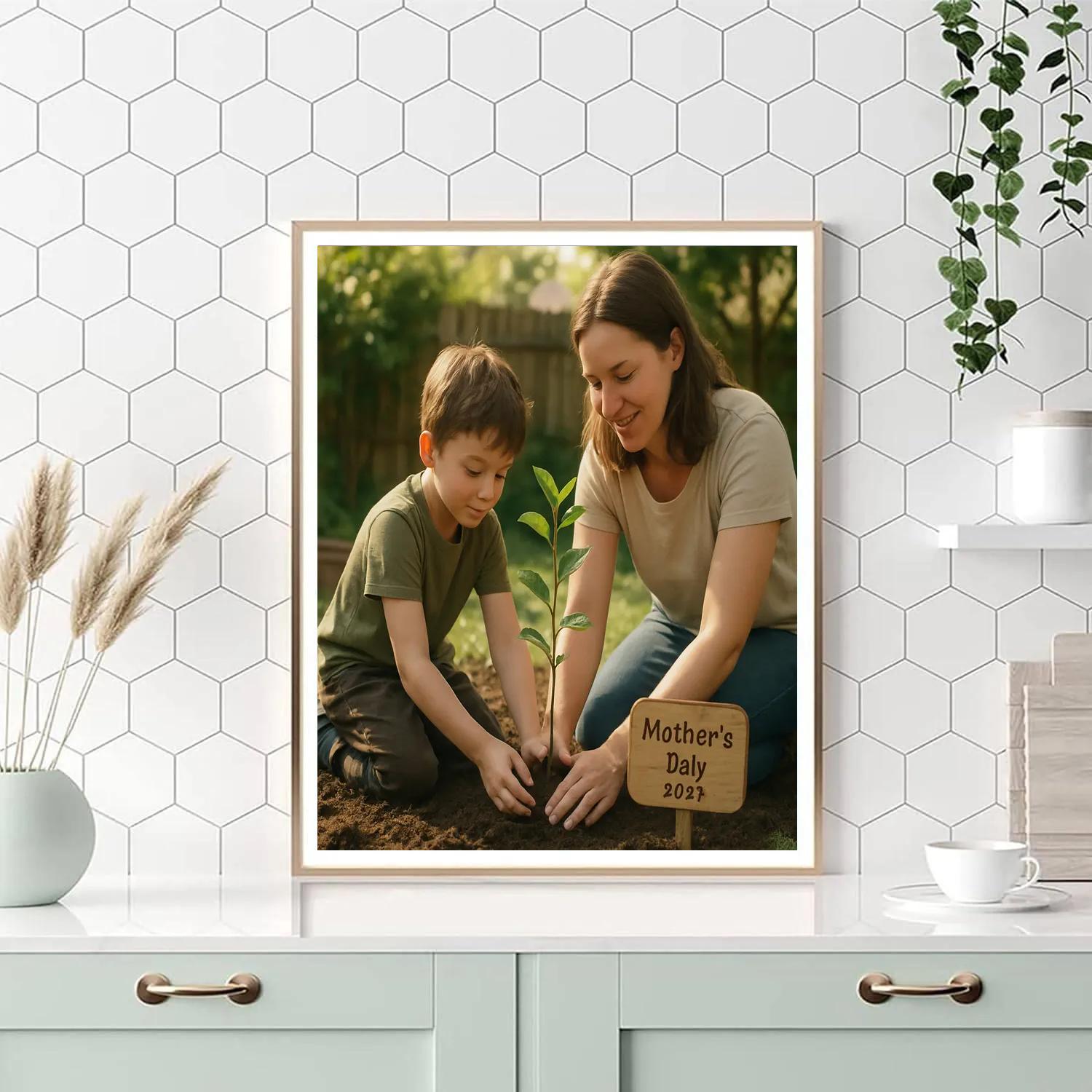 Planting A Memory Tree With Mom Numbered painting kits