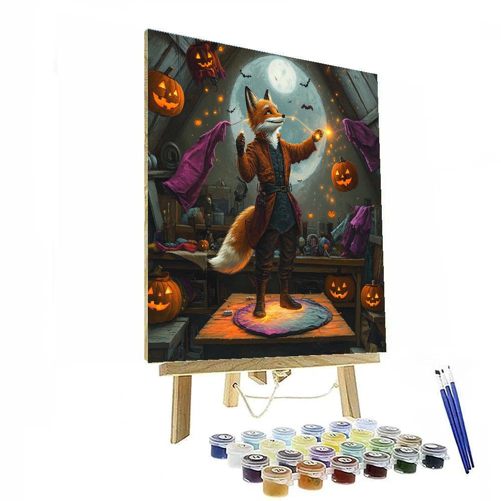 Midnight Tailor Of Halloween Costumes Number painting