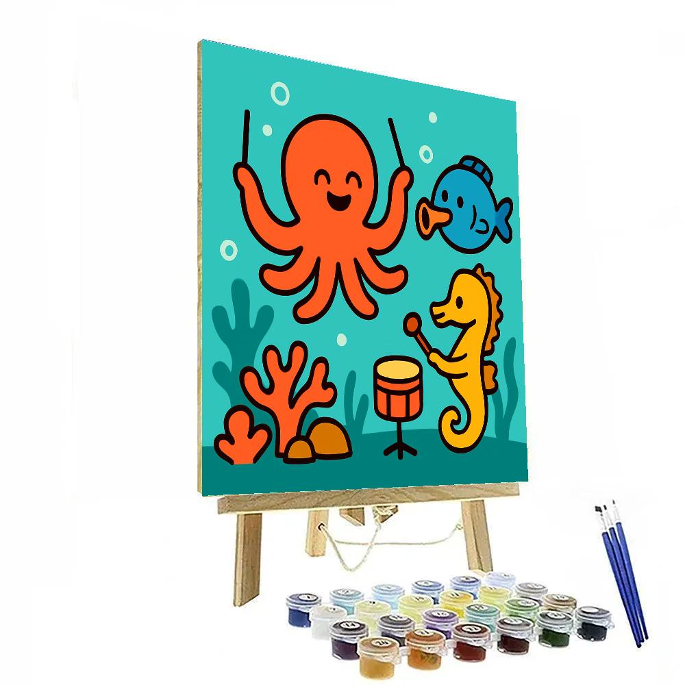 Coral Reef Orchestra Numbered painting kits