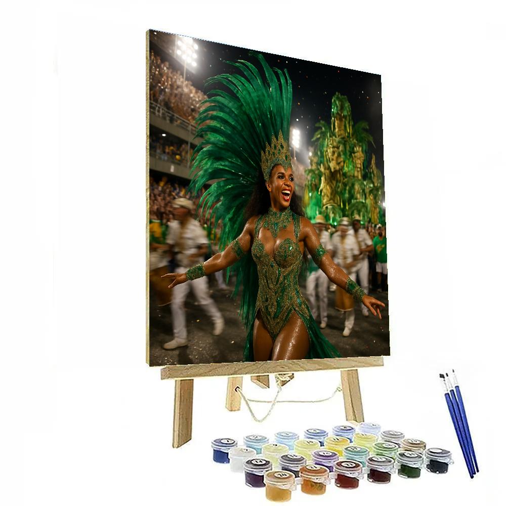 Rio Carnival Samba Parade In Sambadrome Paint by numbers kits
