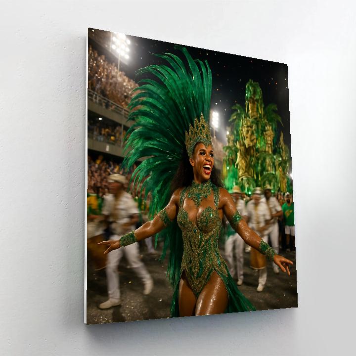 Rio Carnival Samba Parade In Sambadrome Paint by numbers kits