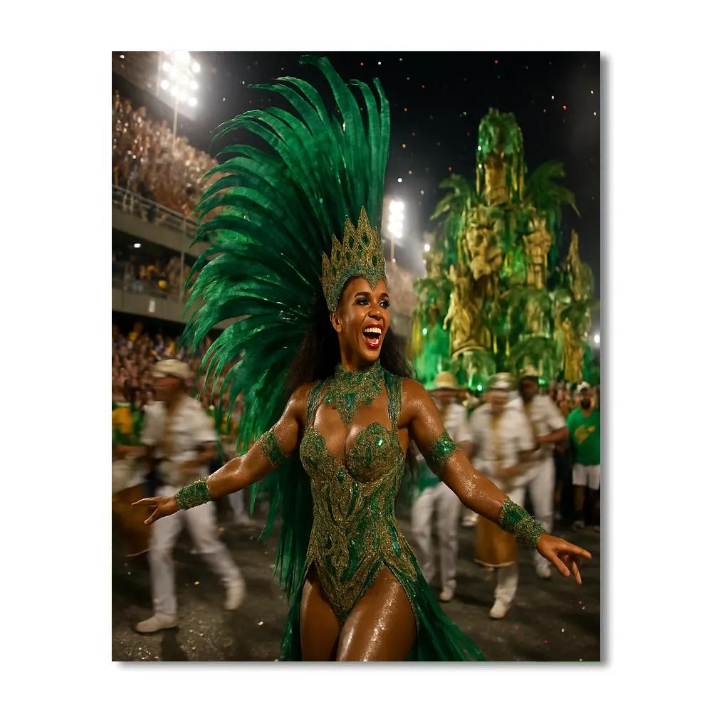 Rio Carnival Samba Parade In Sambadrome Paint by numbers kits