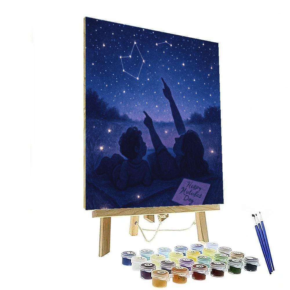 Stargazing Wishes For Mom paint by number