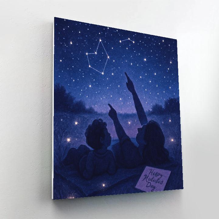 Stargazing Wishes For Mom paint by number