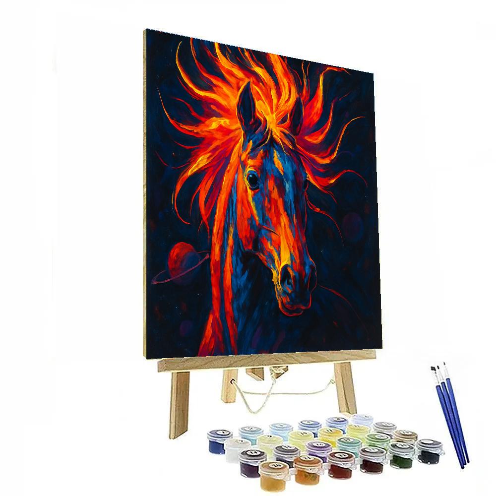 Solar Flare Stallion paint by numbers