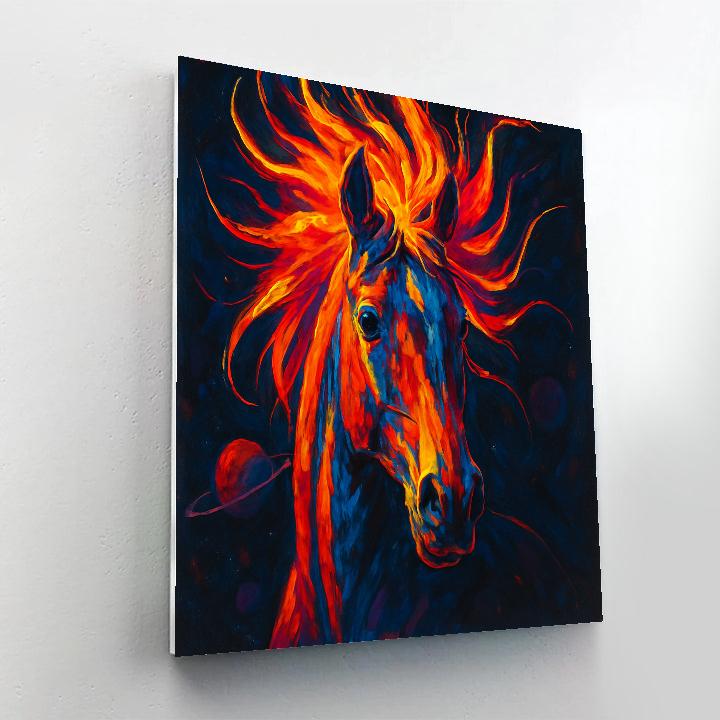 Solar Flare Stallion paint by numbers