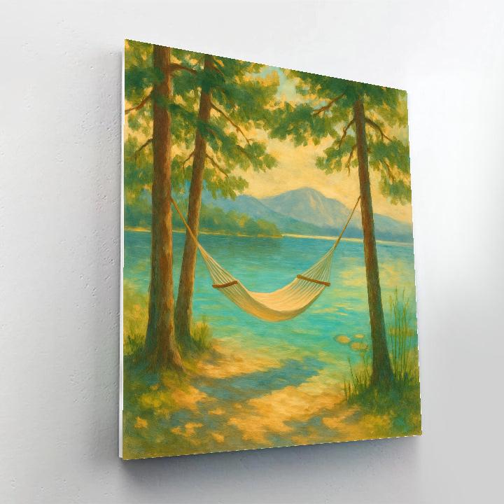 Summer Hammock By Crystal Lake paint by numbers