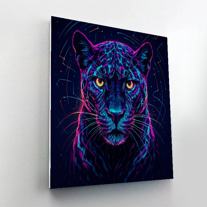 Quantum Panther Spectrum paint by numbers