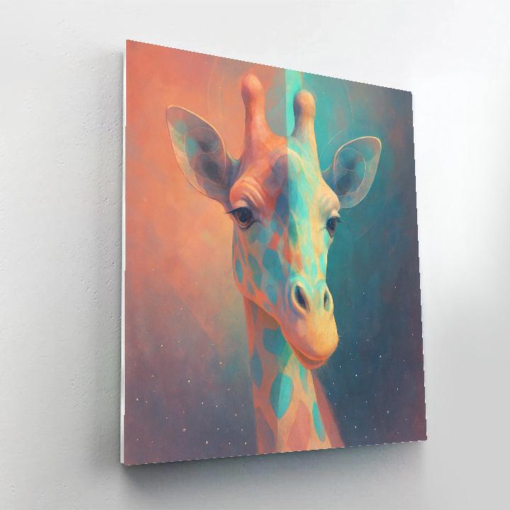 Starfield Giraffe Mirage Paint by numbers art
