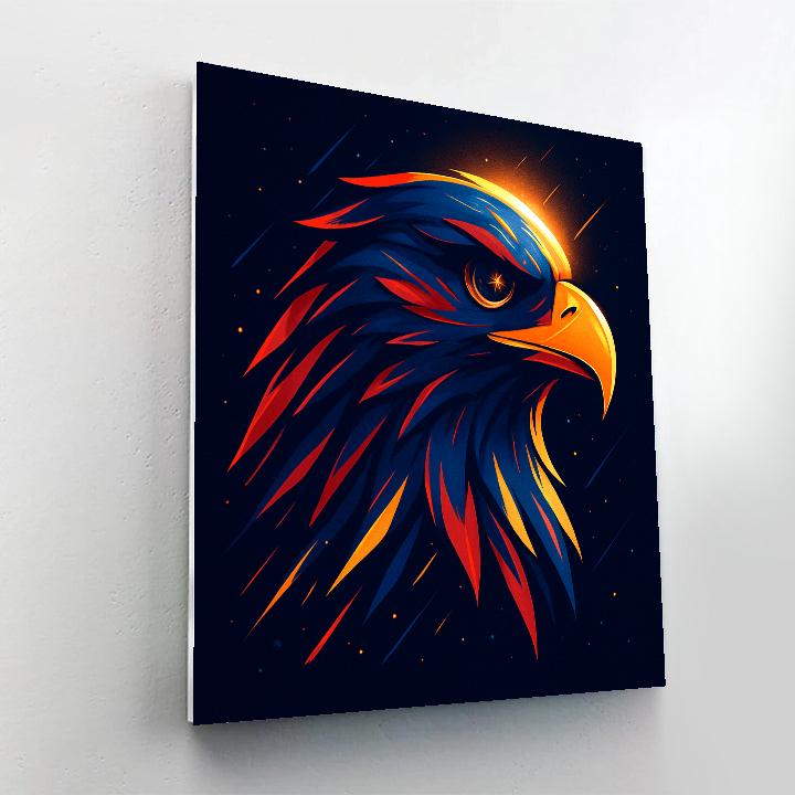 Meteor Shower Eagle Blaze Painting by numbers kit