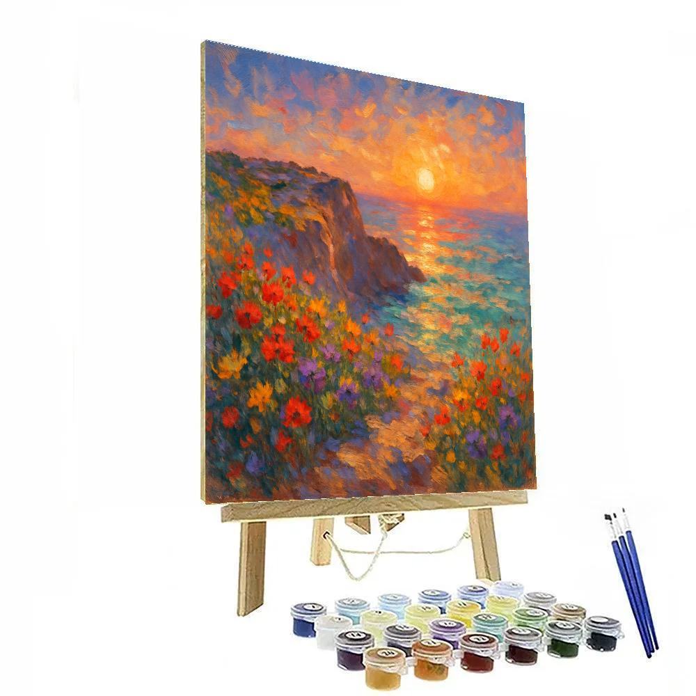 Sunrise Over Wildflower Bluff DIY paint by numbers