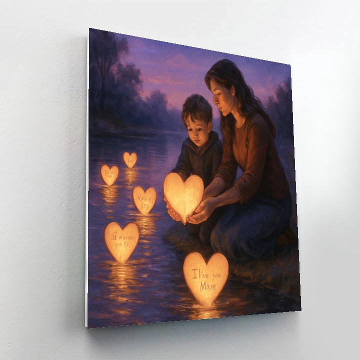 Mothers Day Lanterns Of Gratitude Paint by numbers art