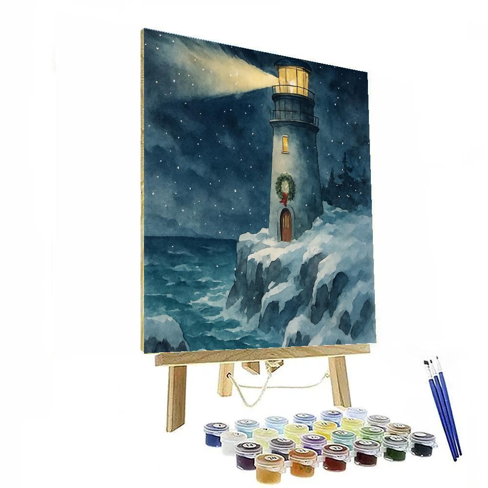 Midwinter Lighthouse Beacon Paint by numbers kits