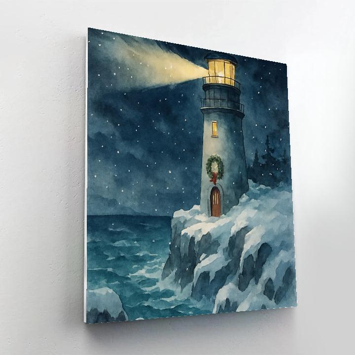Midwinter Lighthouse Beacon Paint by numbers kits