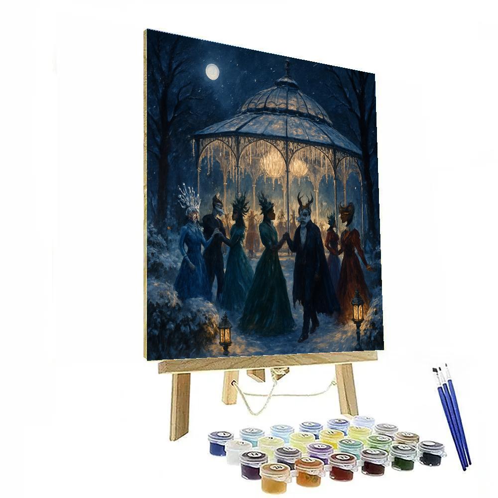 Winter Masked Ball In The Glass Pavilion DIY paint by numbers