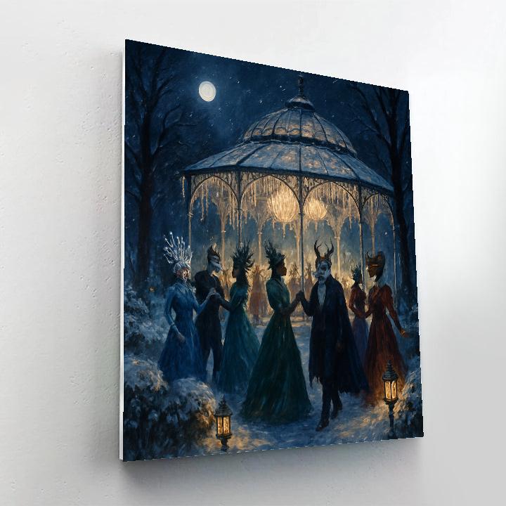Winter Masked Ball In The Glass Pavilion DIY paint by numbers
