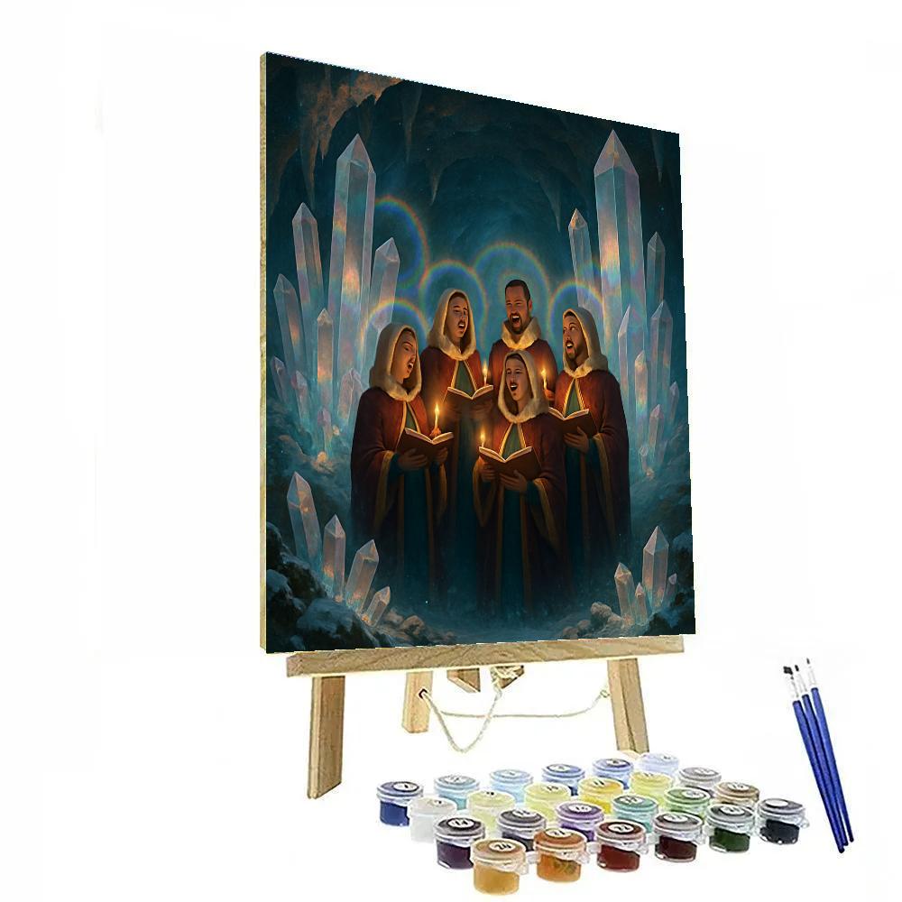 Crystal Cave Christmas Choir Number painting