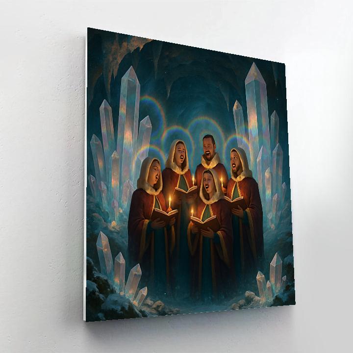 Crystal Cave Christmas Choir Number painting