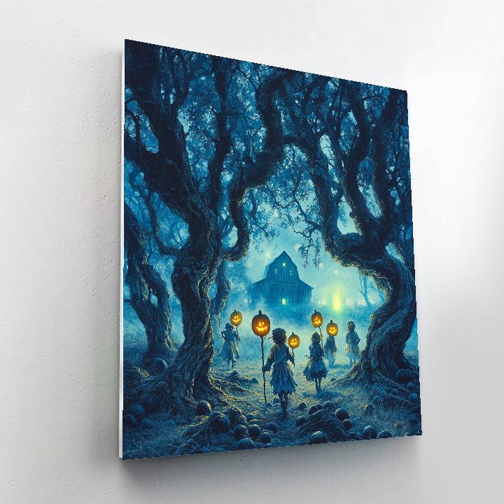 Haunted Orchard Lantern Parade paint by color