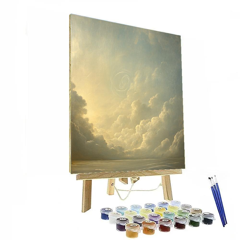 Leonardo Da Vinci Inspired Harmonic Weather Fronts Paint by numbers kits