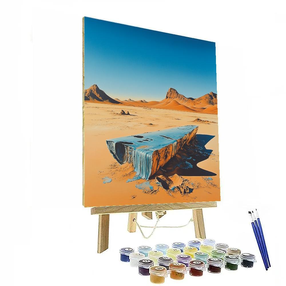 Salvador Dali Inspired Desert Dreams Paint by numbers art