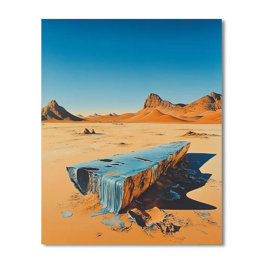 Salvador Dali Inspired Desert Dreams Paint by numbers art