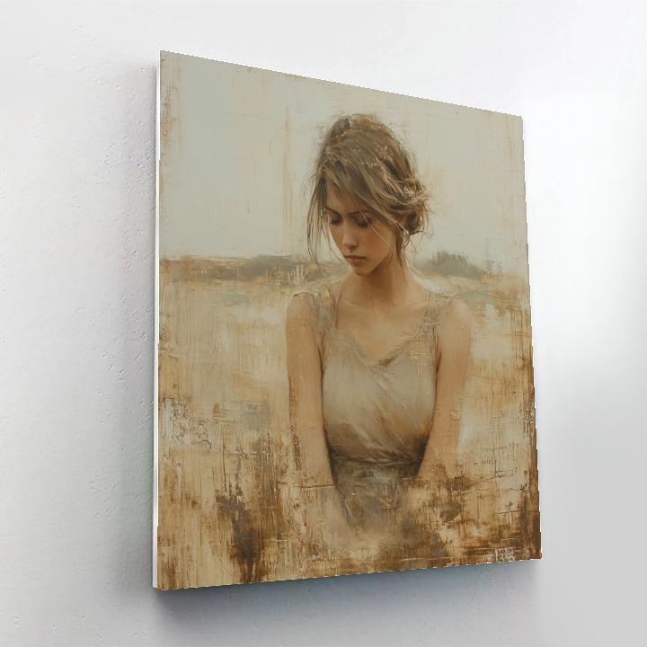 Leonardo Da Vinci Inspired Renaissance Portrait DIY paint by numbers