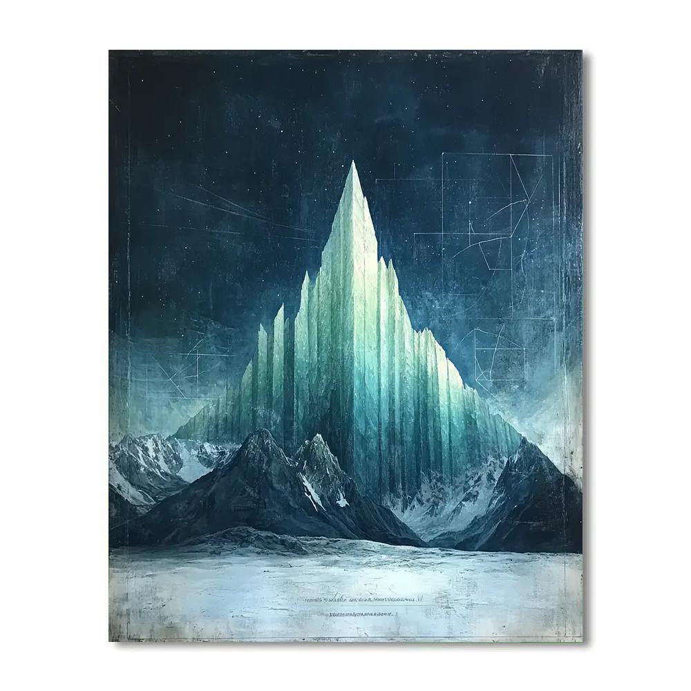 Michelangelo Inspired Aurora Citadel Numbered painting kits