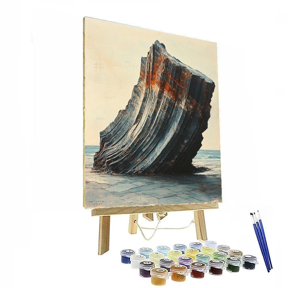 Michelangelo Inspired Basalt Wave Sanctuary DIY paint by numbers