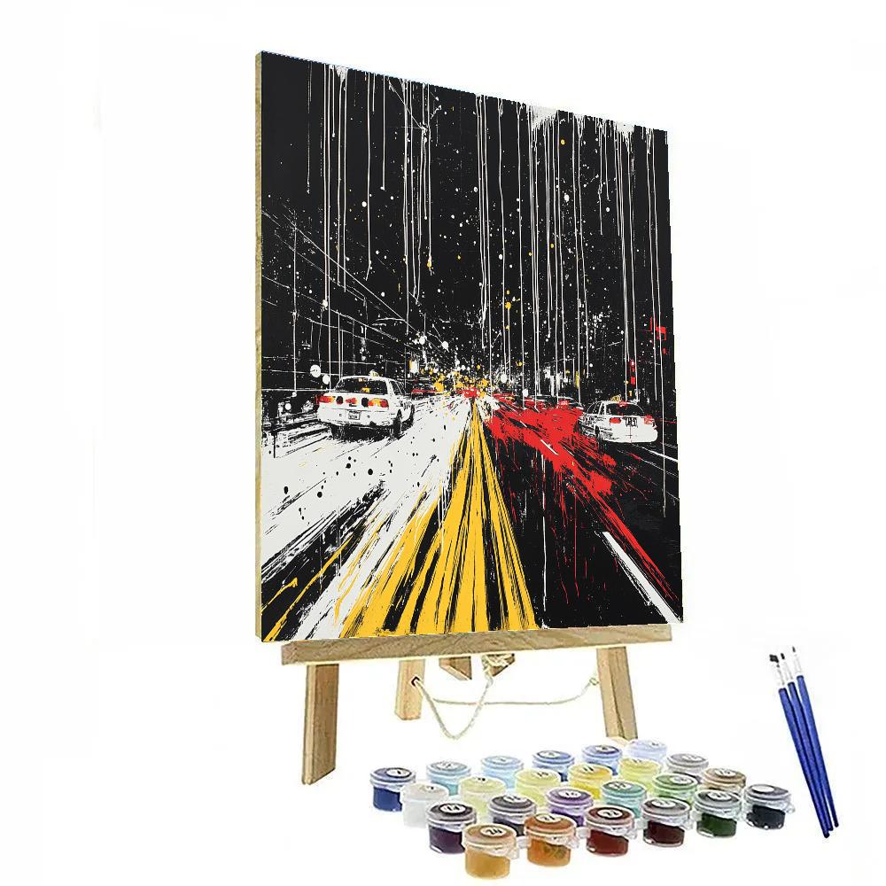 Jackson Pollock Inspired Urban Energy painting number kit