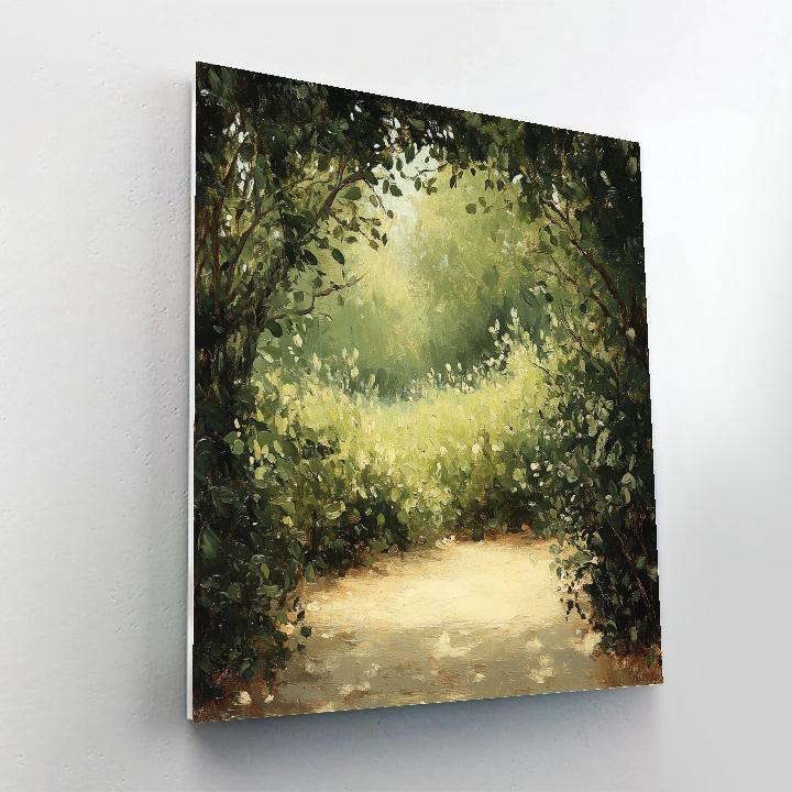 Leonardo Da Vinci Inspired Secret Garden Clearing DIY paint by numbers