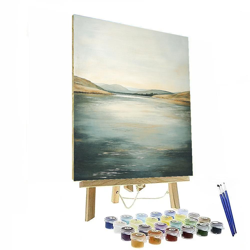 Zhao Mengfu Inspired River Of Ink And Autumn Wind DIY paint by numbers